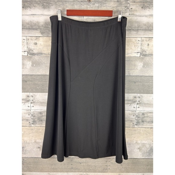 Sag Harbor Dresses & Skirts - Sag Harbor Stretch Black Large Pull On Skirt